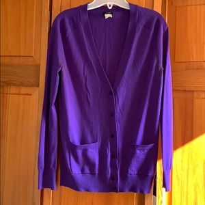 Long sleeved cardigan, size small, J. Crew.